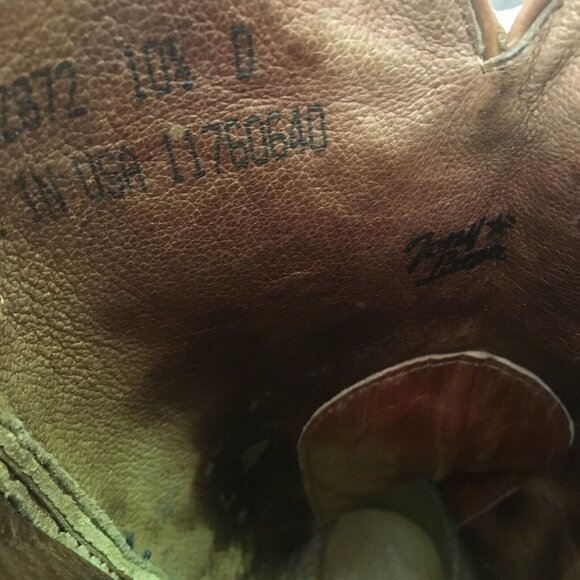 Tony Lama Vintage Brown Smooth Quill Ostrich Cowboy Boots Mens 10.5 D - Picture 3 of 12